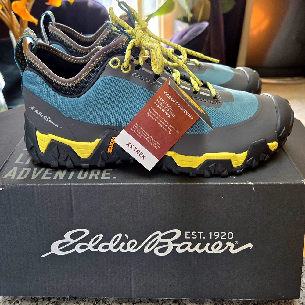 Eddie Bauer Teal and Yellow Athletic Shoes